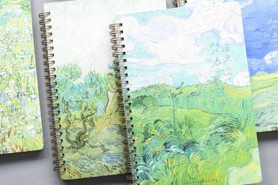 A5 coil notebook rollover horizontal line notepad (1)