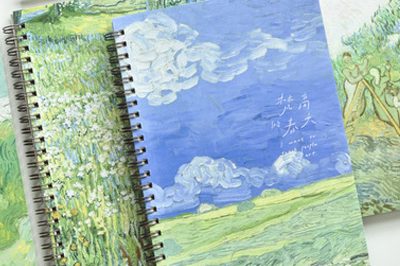 A5 rollover coil notebook English Note Pad (3)