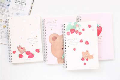 B5 coil notebook (side-over horizontal line) student notes notepad (5)