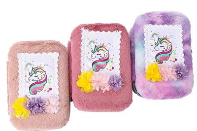 Cartoon cute creative EVA large capacity multifunctional plush pencil case (2)