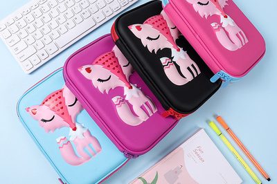 EVA Waterproof Stationery Box Cartoon Fruit Pencil Case (2)