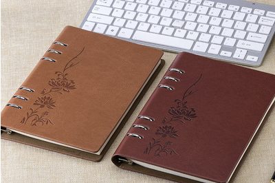 Factory direct sale A5 loose-leaf notepad customized high-end imitation leather notebook (5)