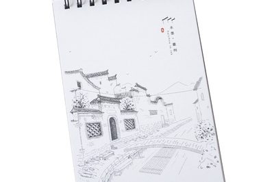 Flip blank coil creative notebook notepad (1)