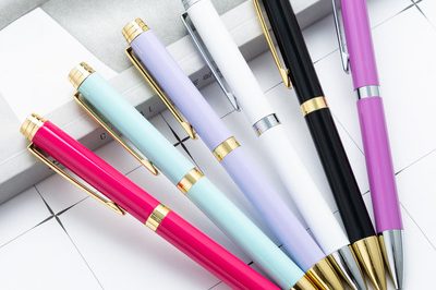 Metal rotating ballpoint pen gel pen gift pen advertising gift oil pen custom (1)