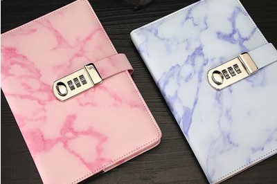 Multifunctional password book with password lock notepad office notebook custom wholesale (5)