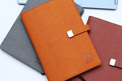 New soft leather notepad PU leather notebook custom LOGO business office (2)