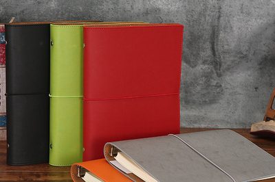 Notebook a5 multicolor notepad strap notebook simple fashion (5)