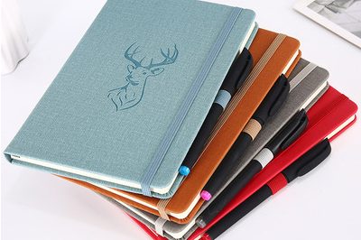 Notebook processing imitation leather notepad production cover inner page logo notebook (4)