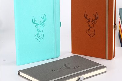 Notebook processing imitation leather notepad production cover inner page logo notebook (6)
