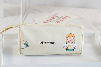 Portable large-capacity zipper pencil case (1)
