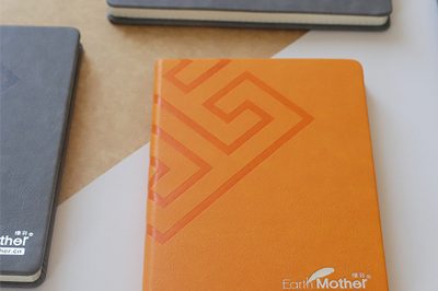 Soft leather notebook custom student A4 note diary (2)