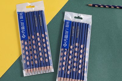 Triangle writing pen HB hole pen (1)