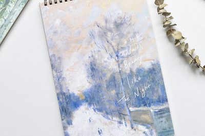 Turn over English notebook Note Pad (6)