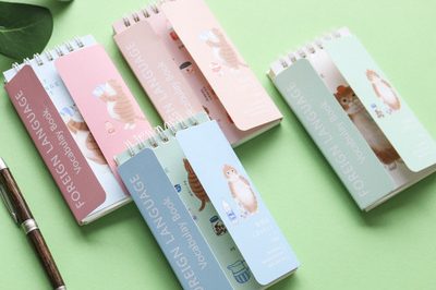 oil vocabulary small size notepad notepad portable (3)