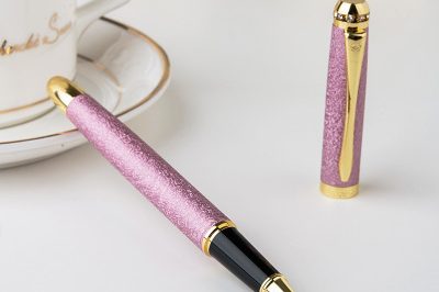 frosted metal barrel iridium fountain pen business (2)