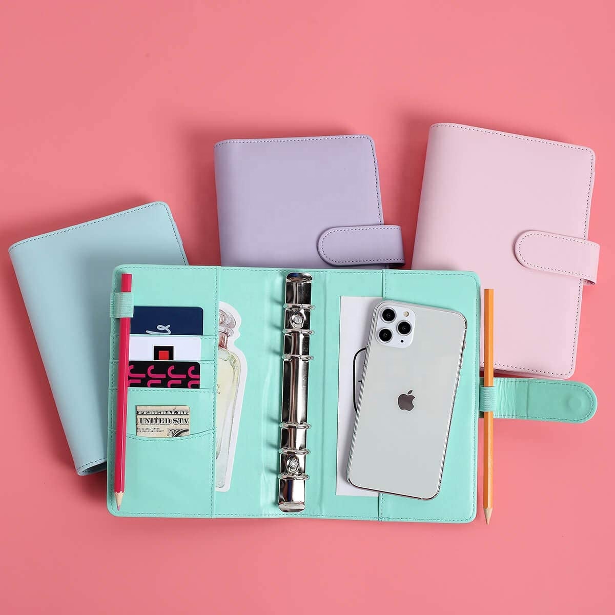 Personal diary organizer planner leather notebook (2)