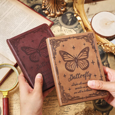 Bulk daily planner portable leather notebook for business
