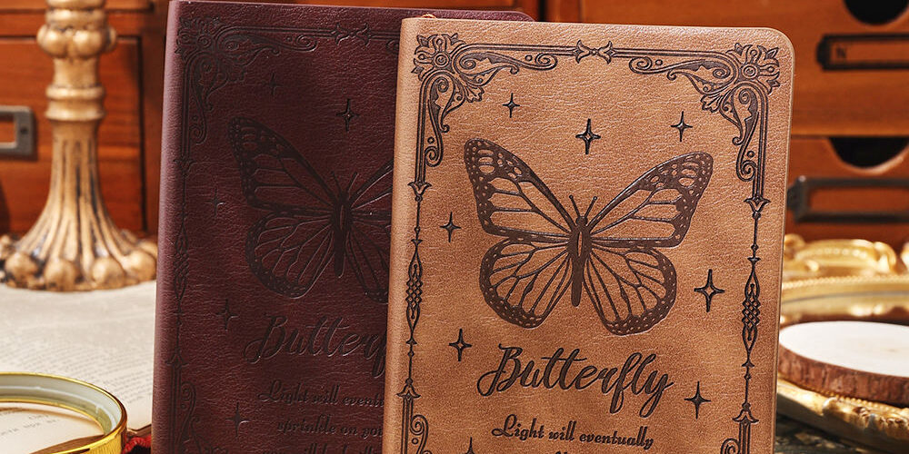 Bulk daily planner portable leather notebook for business