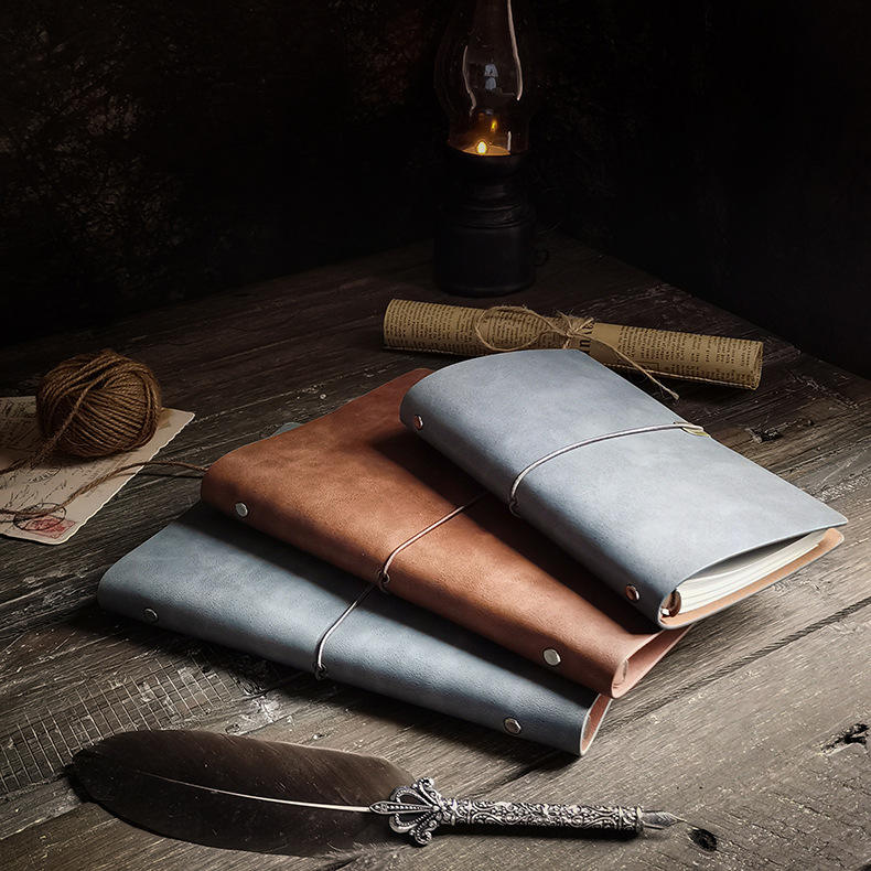 Business planner vintage leather notebook wholesale supply