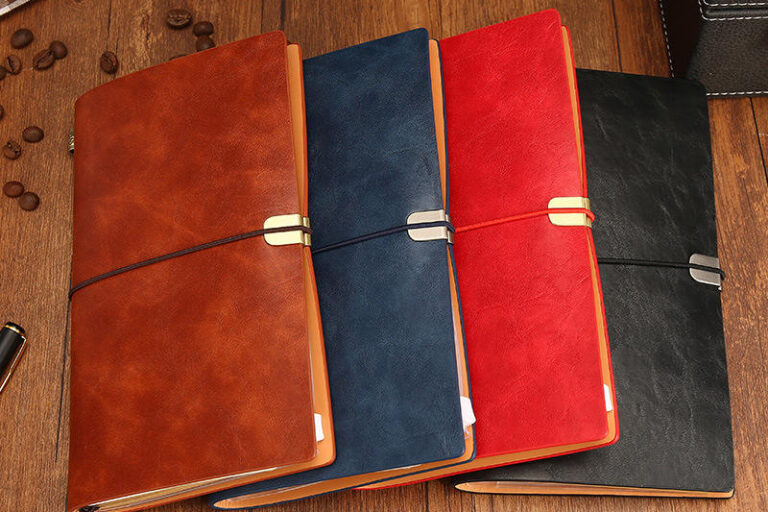 Conference notes leather notebook supplier for bulk orders