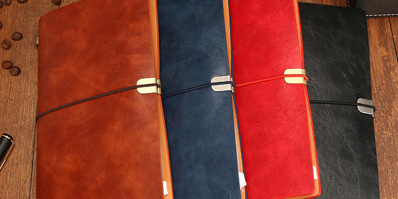 Conference notes leather notebook supplier for bulk orders