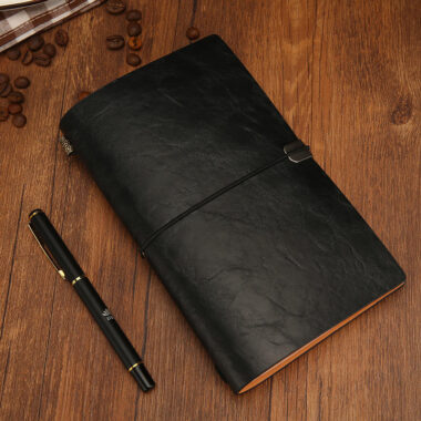 Conference notes leather notebook supplier for bulk orders
