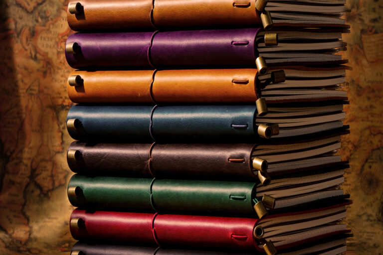 Creative Handmade Travel Leather Notebook Supplier (2) Handmade travel leather notebook supplier for creative designs