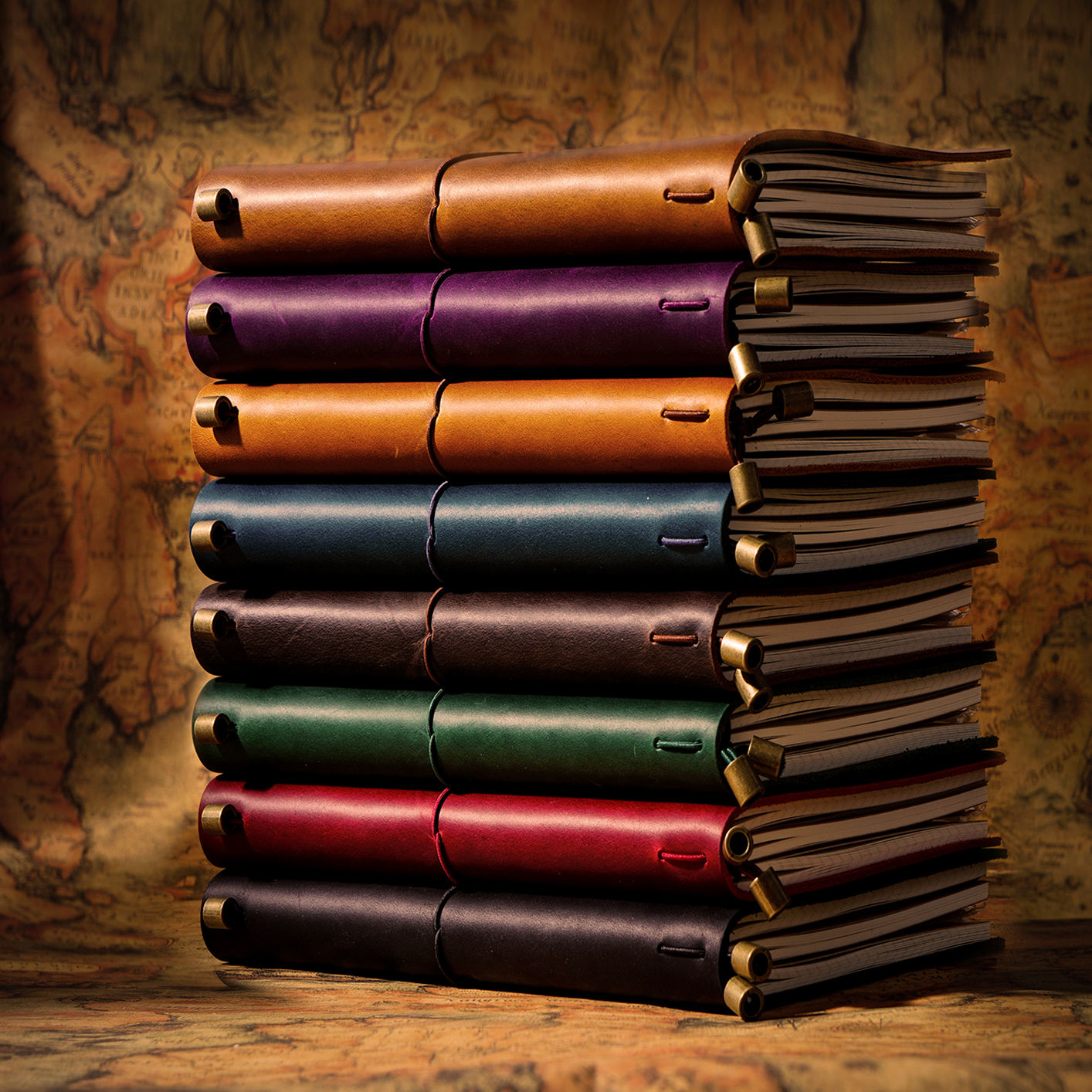 Creative Handmade Travel Leather Notebook Supplier (2) Handmade travel leather notebook supplier for creative designs