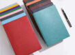 Custom durable portable leather notebook for branding