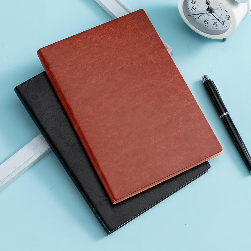 Custom durable portable leather notebook for branding