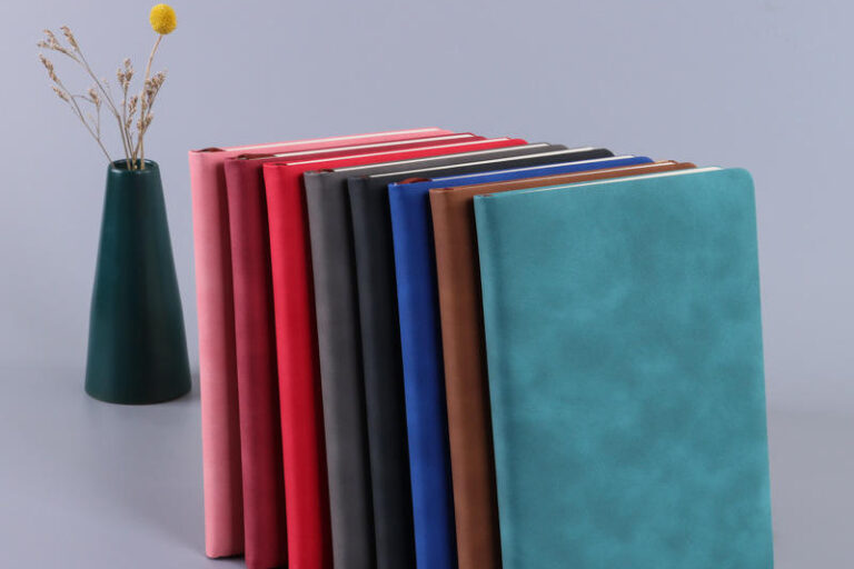 Custom durable portable leather notebook for branding