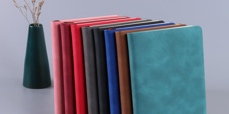 Custom durable portable leather notebook for branding