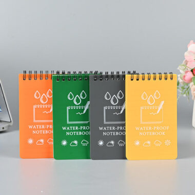 Eco waterproof notepad with custom cover design