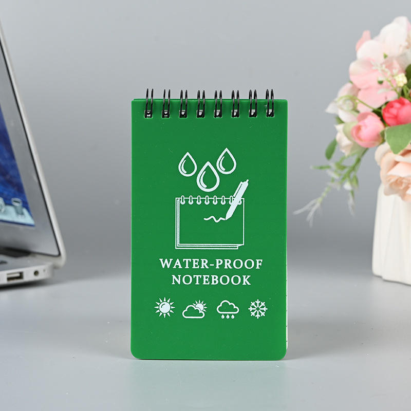 Eco waterproof notepad with custom cover design