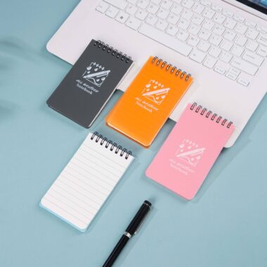 Eco waterproof notepad with custom cover design