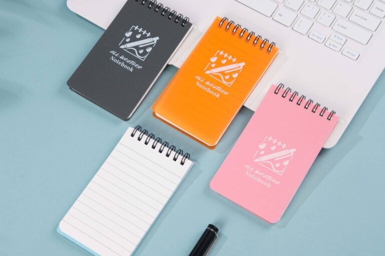 Custom Eco Waterproof Notepad Supplier (6) Eco waterproof notepad with custom cover design