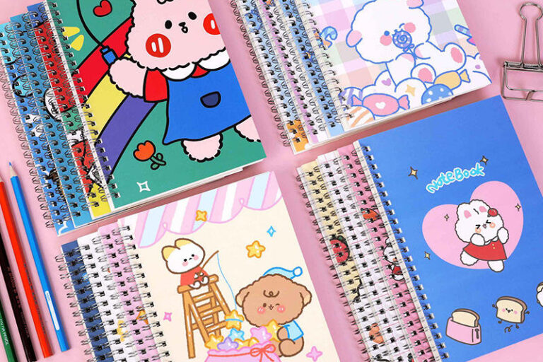 Cute Cartoon Spiral Classmate Notebook (1) Cartoon Spiral Bound Classmate Notebook Factory