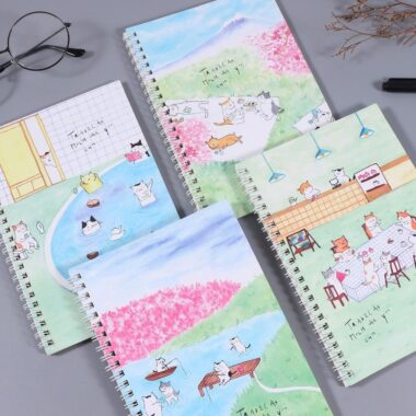 Cartoon Spiral Bound Classmate Notebook Factory