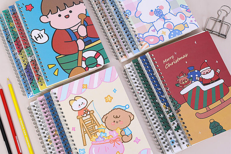 Cartoon Spiral Bound Classmate Notebook Factory