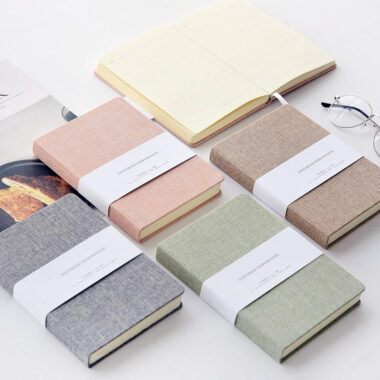 Wholesale Canvas Diary & Journal with Fabric Cover
