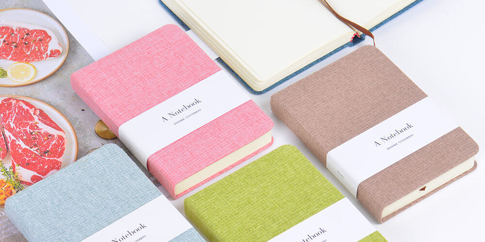 Wholesale Canvas Diary & Journal with Fabric Cover