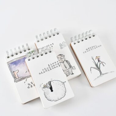 Factory direct daily planner notepad with custom cover