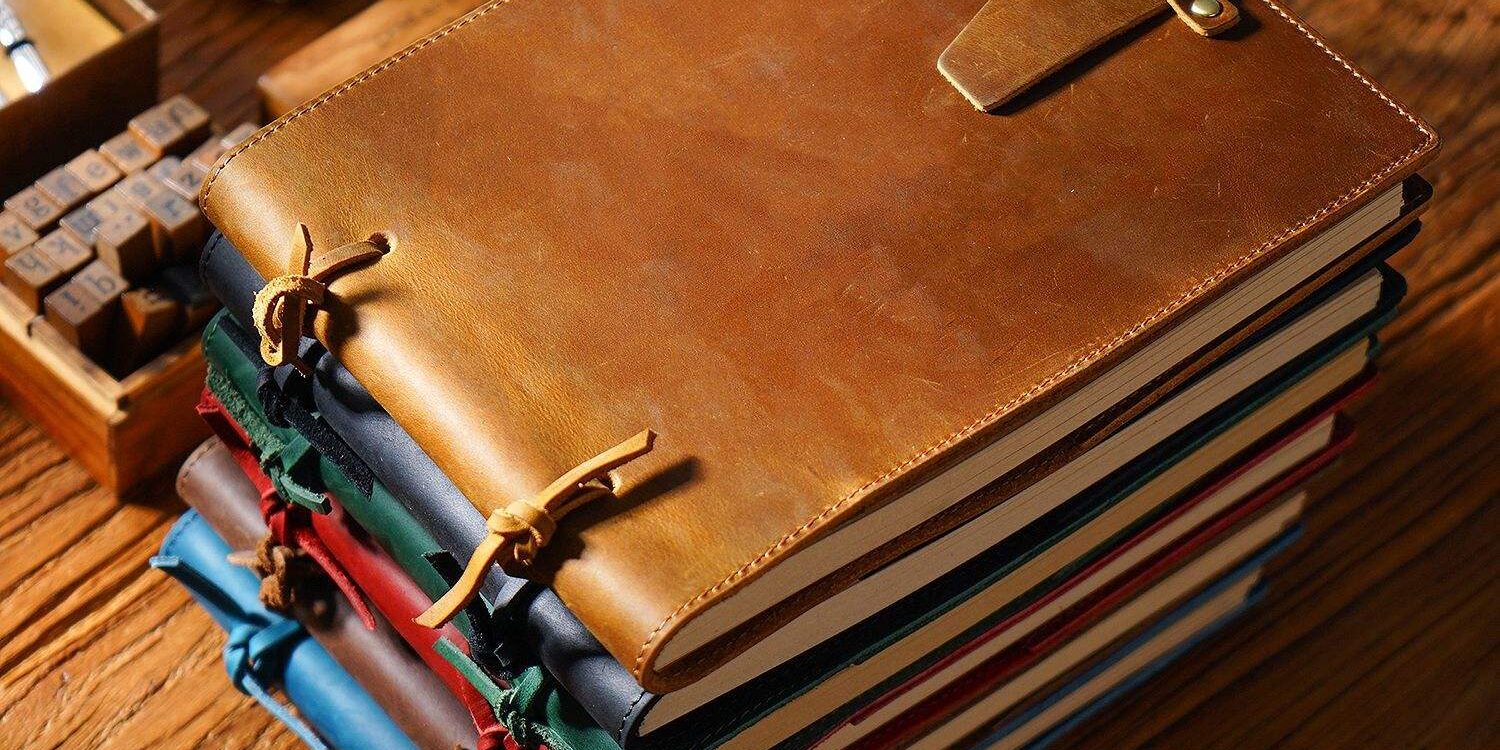 Factory direct vintage leather notebook for global buyers