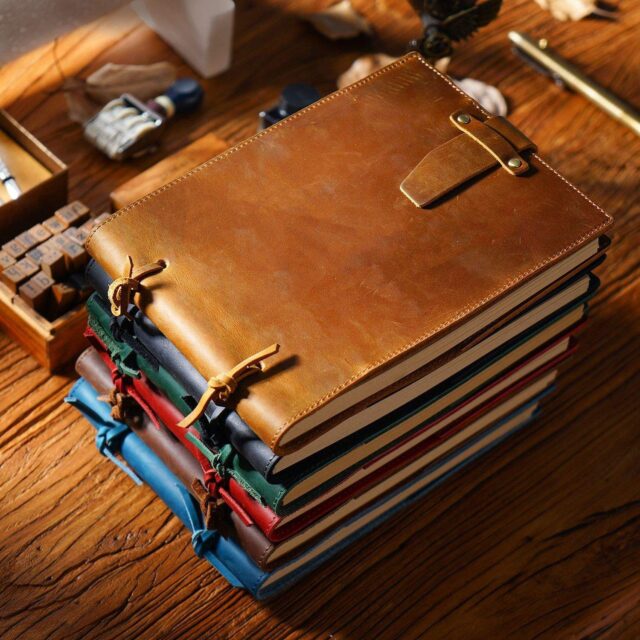 Factory direct vintage leather notebook for global buyers