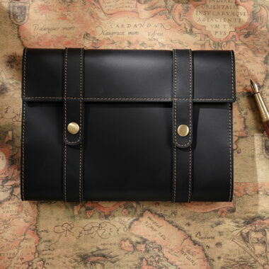 Handmade custom travel leather notebook for wholesale buyers