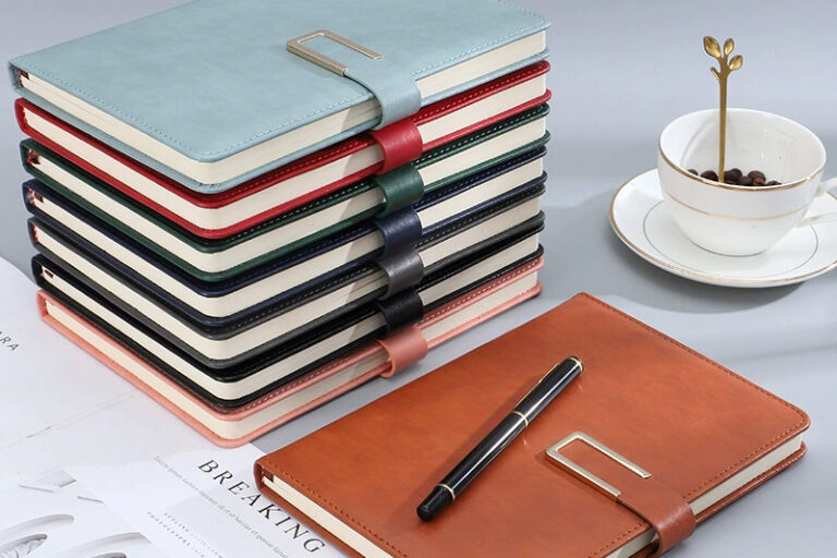 High-End Leather Meeting Notebook (6) Premium leather meeting notebook for executives