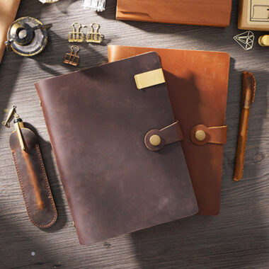 High-quality business portable leather notebook factory supply