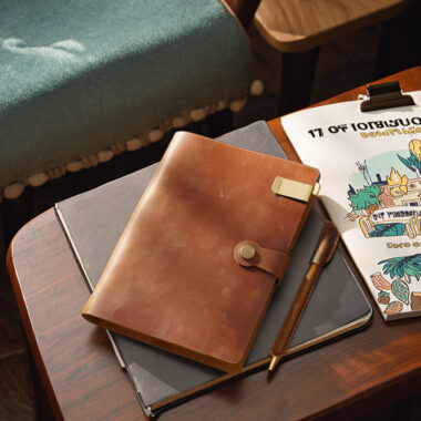 High-quality business portable leather notebook factory supply