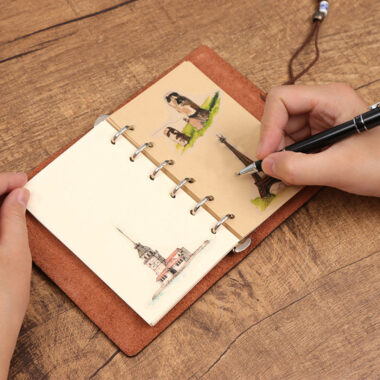 High-quality leather notebook for professionals