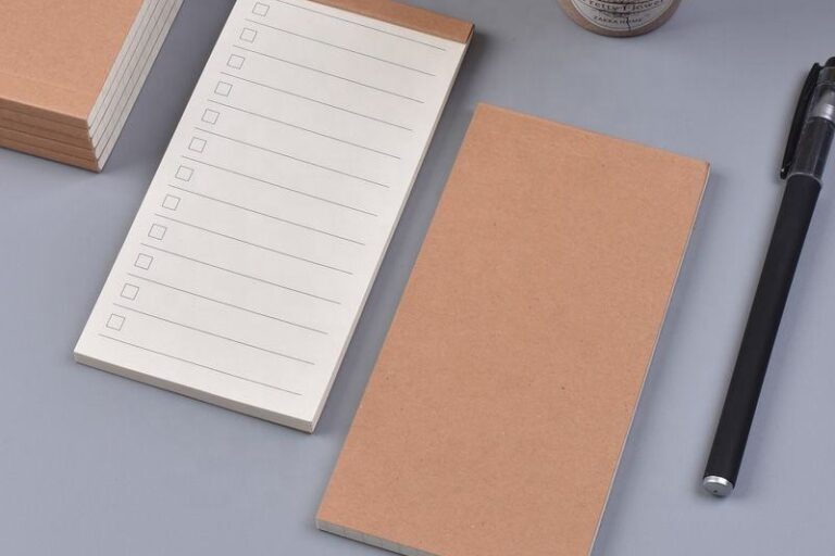 Kraft Cover Small Notepad Wholesale (1) Wholesale custom kraft cover small size notepad